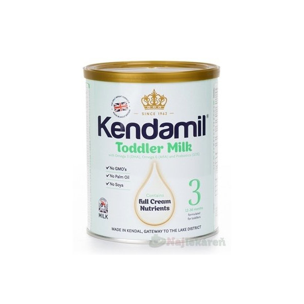 KENDAMIL 3 batoľacie mlieko s DHA (12 - 36 mesiacov) 400 g