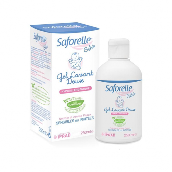 SAFORELLE Bebe jemný čistiaci gél 250ml