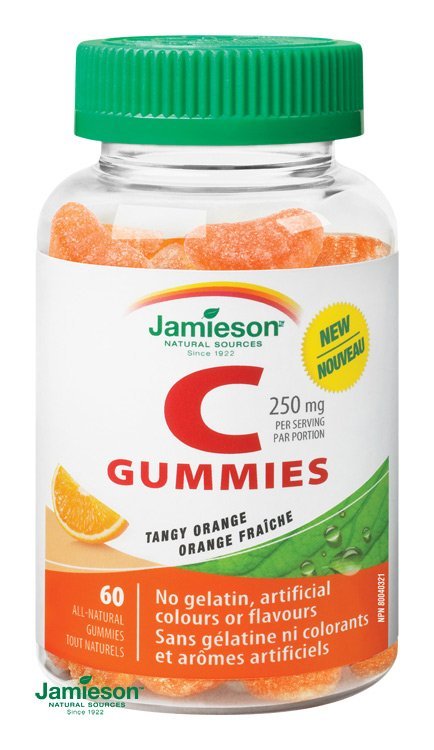 E-shop Jamieson Vitamín C Gummies pastilky s príchuťou pomaranča 60 cps