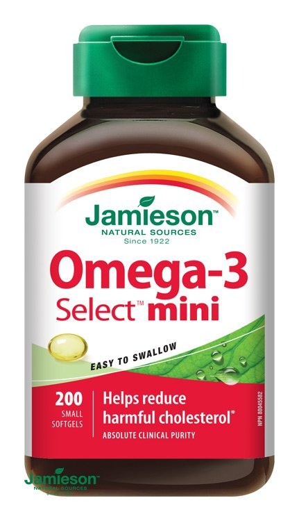 E-shop Jamieson Omega-3 Select mini 200 kapsúl