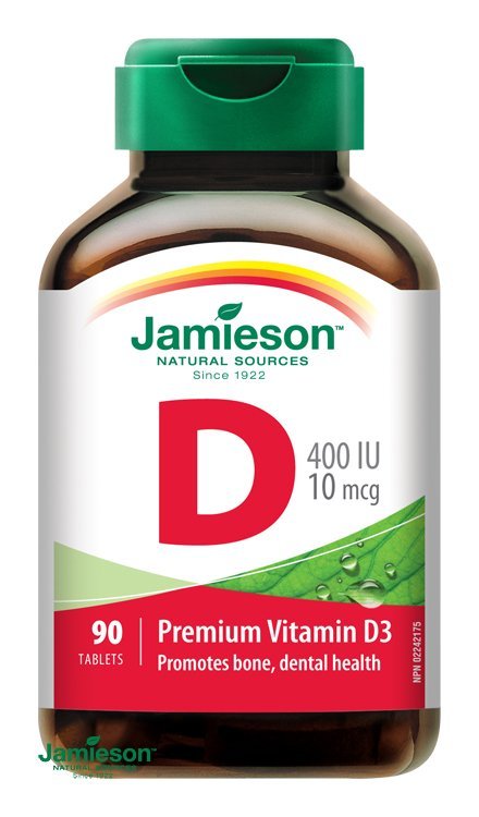 E-shop Jamieson Vitamín D3 400 IU 90 tabliet