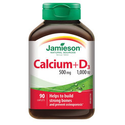 Jamieson Vápnik 500mg s vitamínom D3 1000IU 90 tabliet