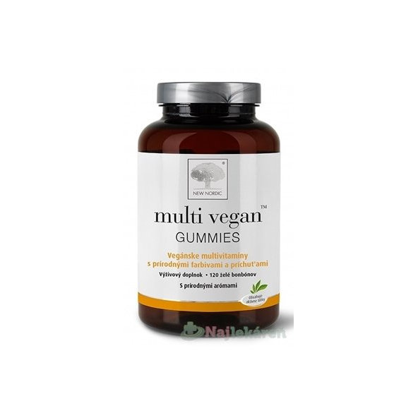 NEW NORDIC multi vegan GUMMIES multivitamínové želé 120ks