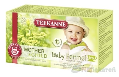 E-shop TEEKANNE M&CH Baby FENNEL Tea 1m+ 20x1,8g (36g)