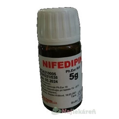 Nifedipinum v liekovke širokohrdlej 5g