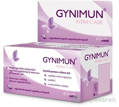 E-shop GYNIMUN INTIM CARE vaginálne kapsuly, 10 ks