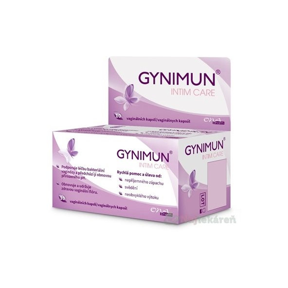 GYNIMUN INTIM CARE vaginálne kapsuly, 10 ks