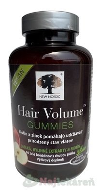 E-shop NEW NORDIC Hair Volume GUMMIES VEGAN 60ks želé