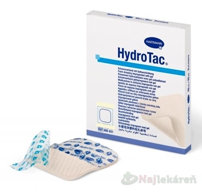 HydroTac Penové krytie na rany 10 × 20 cm 3 ks kúpite na Najlekaren.eu