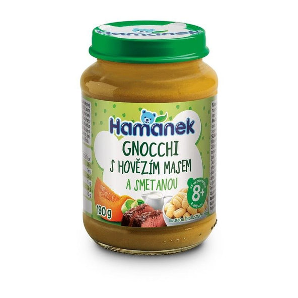 HAMÁNEK Gnocchi s hovädzím mäsom v smotanovej omáčke 190 g