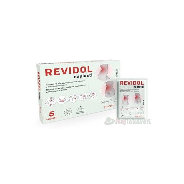 REVIDOL náplasť na úľavu bolesti 5 ks