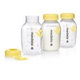 MEDELA Sada 3 fliaš na uskladnenie mlieka, 150 ml