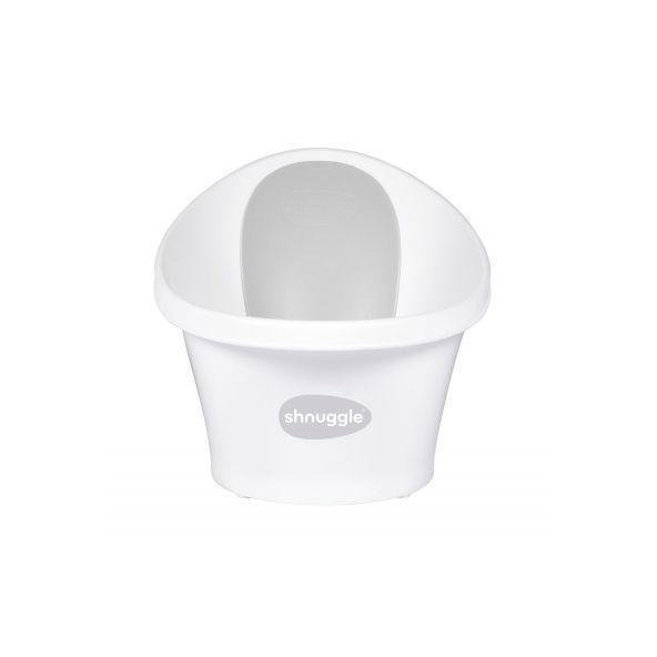 SHNUGGLE Vanička biela so šedou opierkou new
