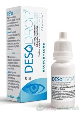 E-shop DESODROP ochranný a lubrikačný očný roztok 1x8 ml