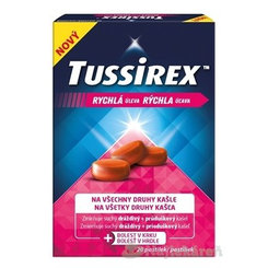 TUSSIREX pastilky na kašeľ 20 ks