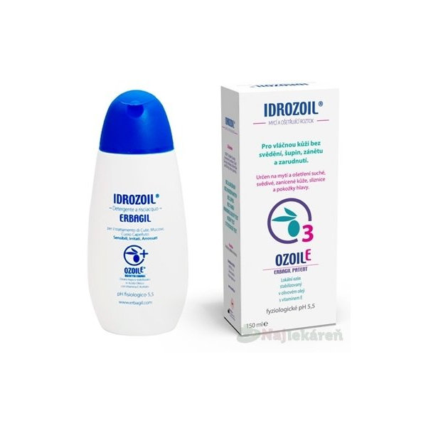 IDROZOIL roztok na umývanie a ošetrenie,1x150 ml
