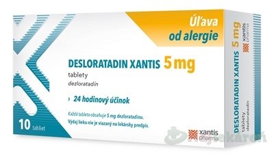 E-shop Desloratadin Xantis tbl na alergiu 5 mg 1x10 ks