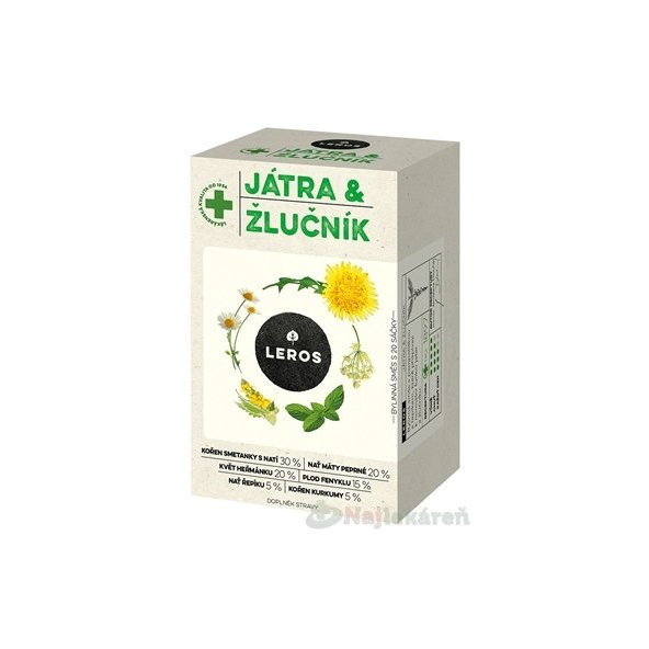 LEROS PEČEŇ A ŽLČNÍK 20x1,5g (30g)