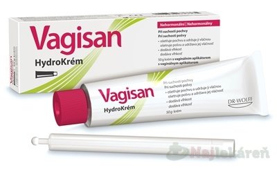 E-shop Vagisan HydroKrém vaginálny krém 50 g + 1 aplikátor, 1x1 set