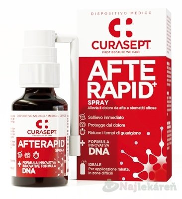 E-shop CURASEPT AFTE RAPID+ sprej, 15 ml