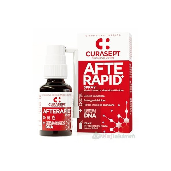 CURASEPT AFTE RAPID+ sprej, 15 ml