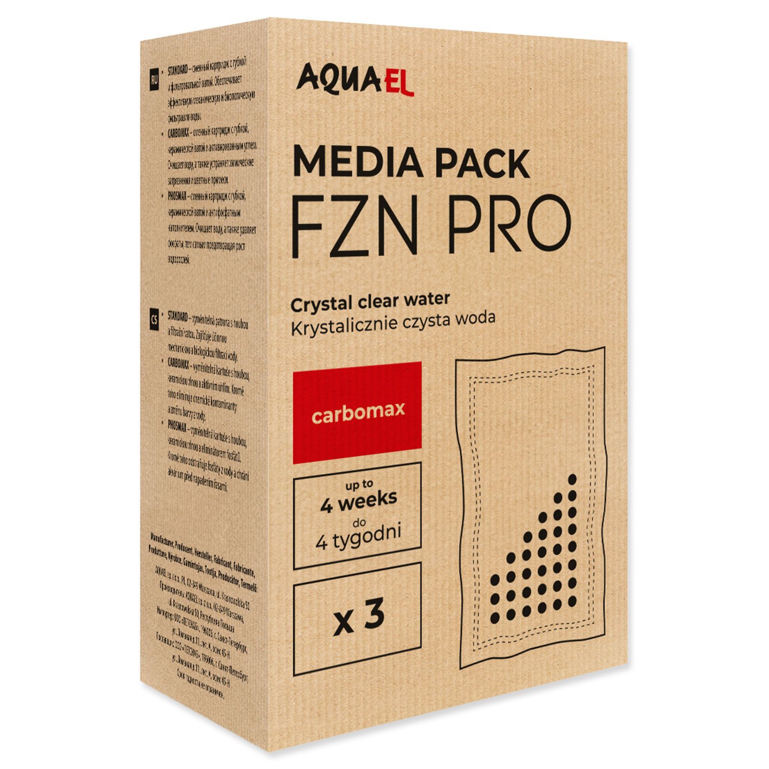 AQEL Náplň FZN PRO Carbon 3ks
