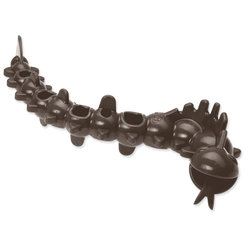 Hračka Ecomfy Olive Eco Dental červ, plastová zelená 8cm