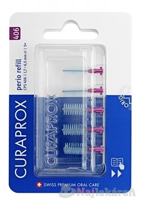CURAPROX CPS 406 perio refill fialová