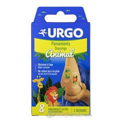 URGO Náplasti na tetovanie detské, vodeodolné, 2 motívy, 8ks