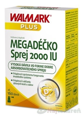 E-shop WALMARK MEGADÉČKO Sprej 2000 IU 1x8 ml