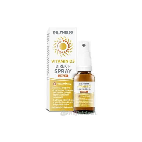 Dr.Theiss VITAMÍN D3 DIREKT - SPRAY 1x20 ml