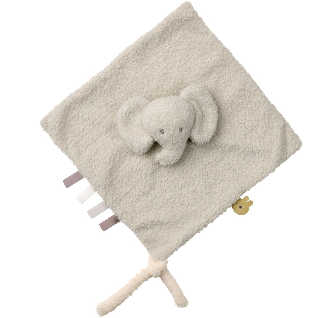 NATTOU Maznáčik plyšový Teddy sloník 28 x 28 cm, 0m+