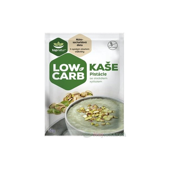 topnatur LOW CARB KAŠA Pistáciová, instantná zmes, 50g