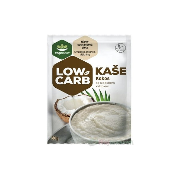topnatur LOW CARB KAŠA Kokosová, instantná zmes, 60g