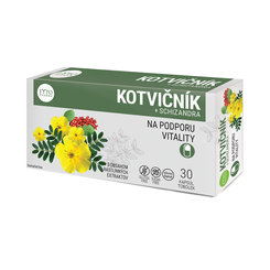Kotvičník + Schizandra podpora vitality 30cps