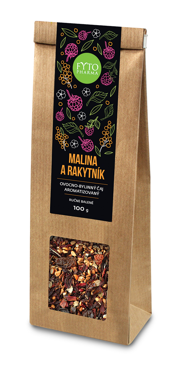 FYTO MALINA A RAKYTNIK ovocno-bylinný čaj sypaný 100 g