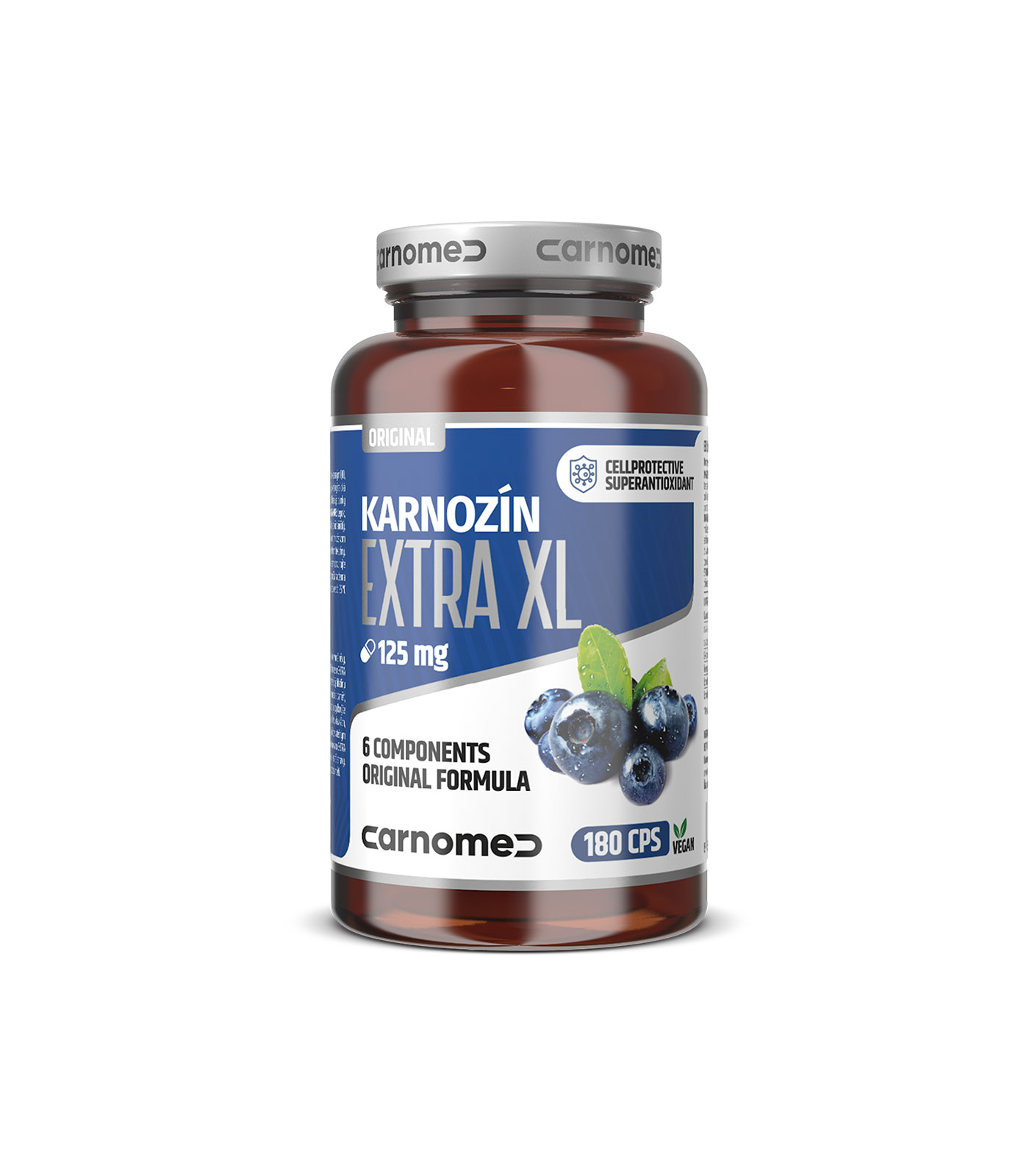 Carnomed Karnozín Extra XL a podporu mozgových funkcií, zvýšenie energie 180 kapsúl