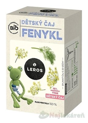 E-shop LEROS BIO DETSKÝ ČAJ FENIKEL 20x1,5g (30g)