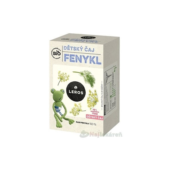 LEROS BIO DETSKÝ ČAJ FENIKEL 20x1,5g (30g)