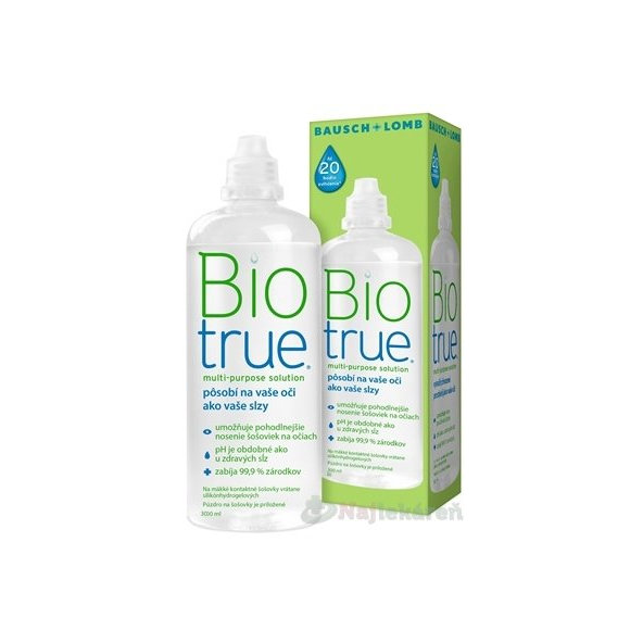 Biotrue multi-purpose solution roztok na kontaktné šošovky (zelený) 1x300 ml
