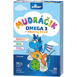 VITAR MUDráčik OMEGA 3 + vitamíny D3 a E
