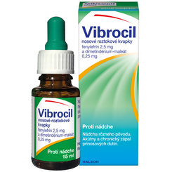 Vibrocil kvapky proti nádche 15 ml