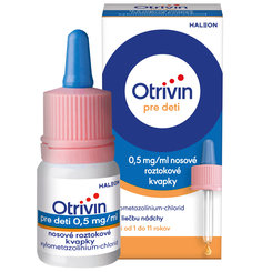 Otrivin nosové kvapky pre deti na upchatý nos 10 ml