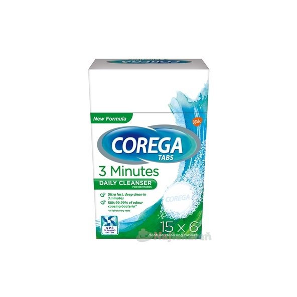 COREGA TABS 3 Minutes DAILY CLEANSER