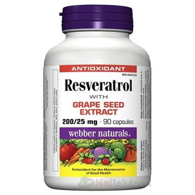 Webber Naturals Resveratrol 90 cps