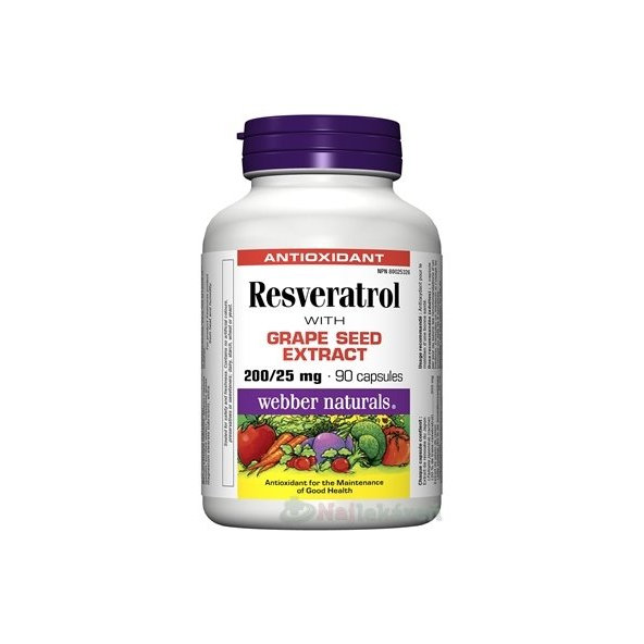 Webber Naturals Resveratrol 90 cps