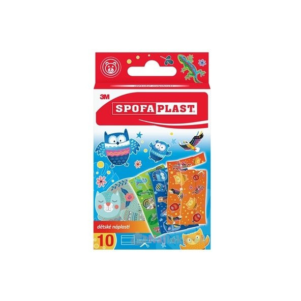 3M SPOFAPLAST č.117 Detské náplasti 10x6cm, 10ks