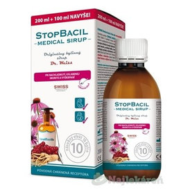 Dr. Weiss STOPBACIL Medical sirup na prechladnutie 300 ml
