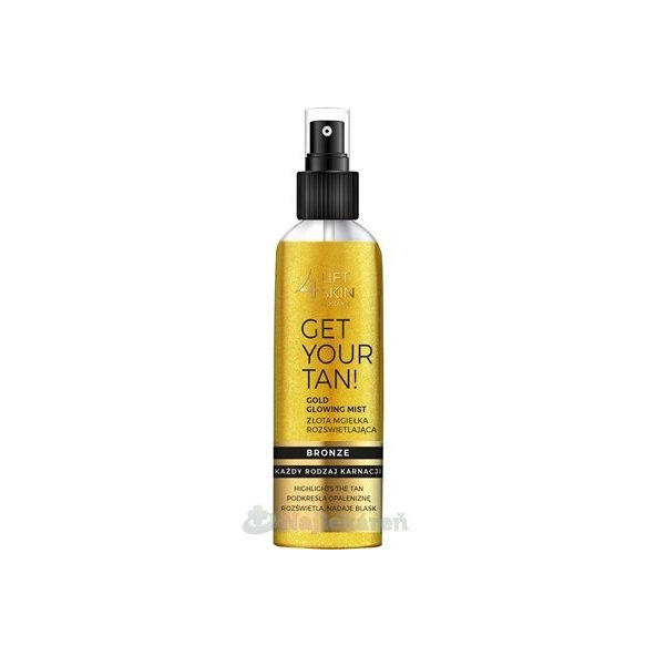 LIFT4SKIN GOLD GLOWING MIST BRONZE sprej na zvýraznenie opálenia pokožky 1x150 ml