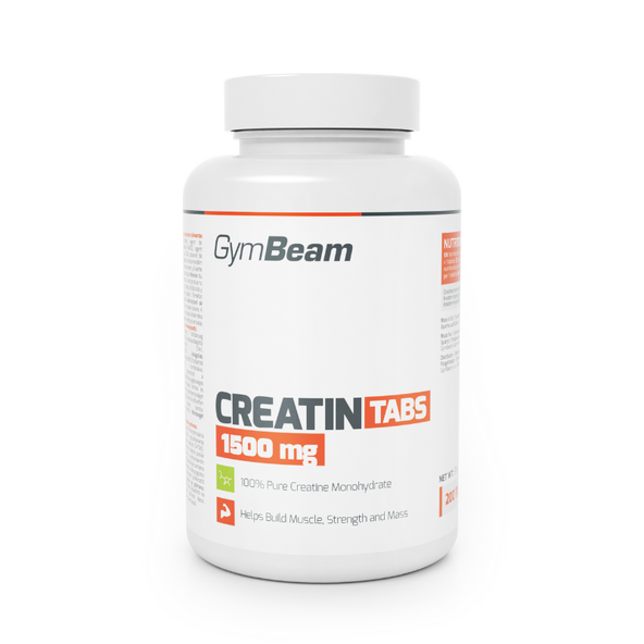 Kreatín TABS 1500 mg - GymBeam, 200tbl